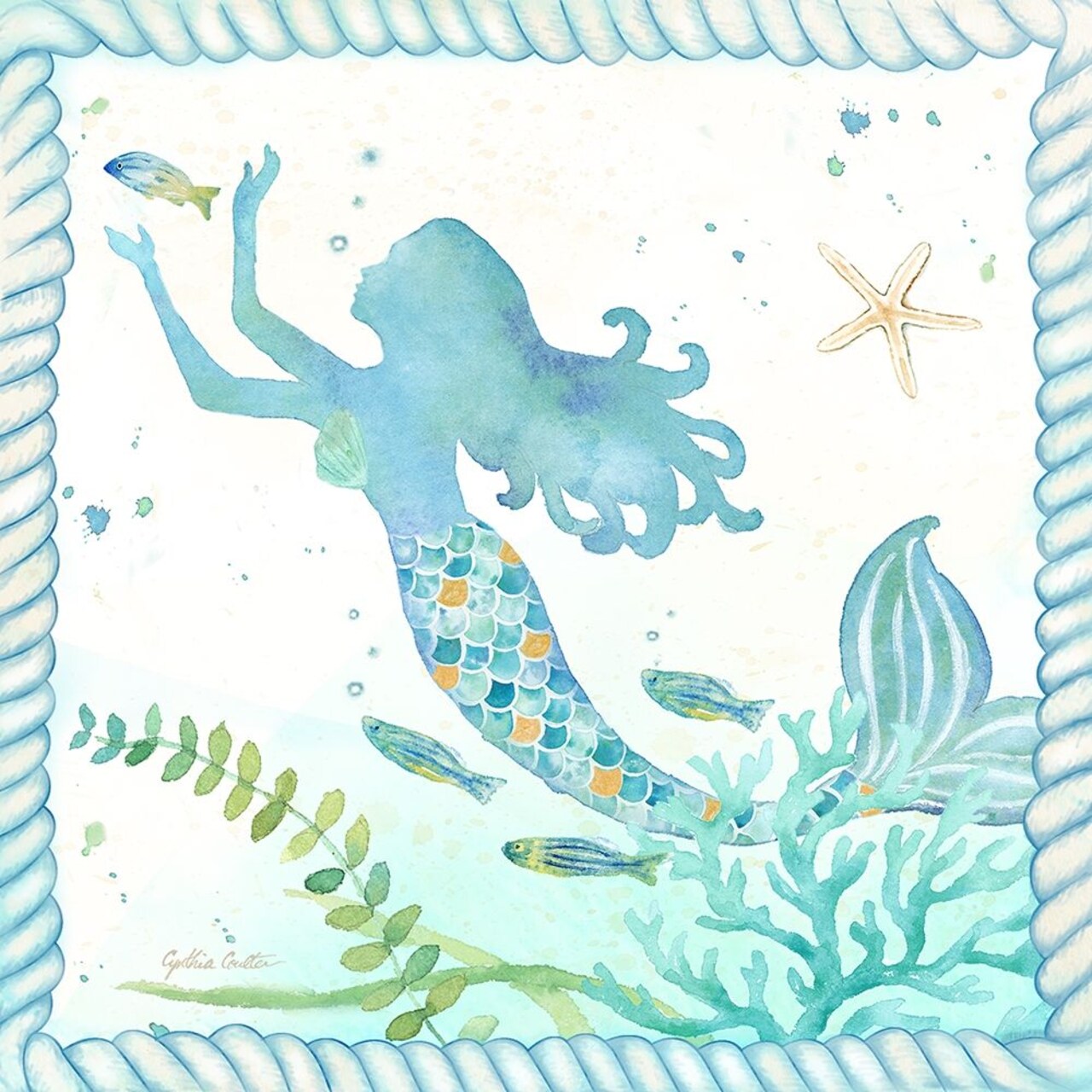 Mermaid Dreams IV Poster Print by Cynthia Coulter - Item # VARPDXRB12687CC
